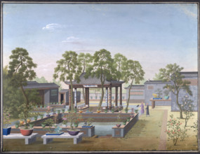 Chinese garden, 1800-1805.  Creator: Unknown.