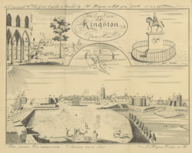 The East View of Kingston Upon Hull, 1735, (1869).  Creator: Inigo Haynes.