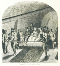 Excursion in the Paris Sewers, 1878. Creator: Unknown.