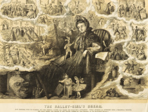 The Ballet-Girl's Dream, 1875.  Creator: Unknown.