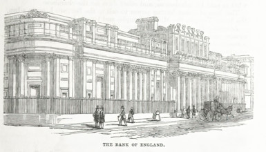 The Bank of England, 1853.  Creator: Unknown.