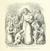 He bless'd them from the world and all its harms, 1880.  Creator: Unknown.