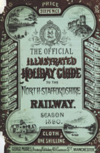 Title page, Guide to the North Staffordshire Railway, 1890. Creator: Unknown.