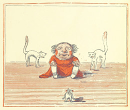 Woman and cats, 1873. Creator: Unknown.