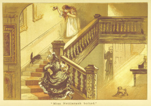 Miss Nettlerash bolted, 1884.  Creator: Georgina Bowers.