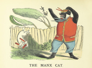 The Manx Cat, 1883.  Creator: Edward Voullaire Campbell.