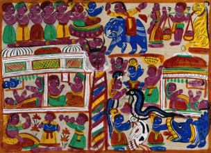 Events in Krishna's life. Creator: Unknown.