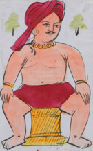 A wrestler. Creator: Unknown.