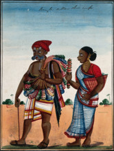 Bangle maker and his wife. Creator: Unknown.
