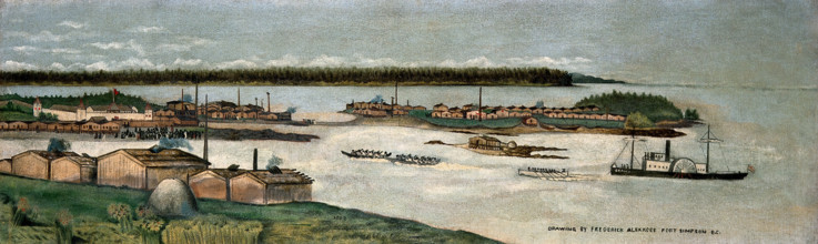 Fort Simpson, British Columbia, 1902. Creator: Frederick Alexcee.