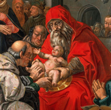 The circumcision of Christ. Creator: Goltzius, Hendrik, 1558-1617 (After).