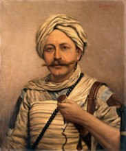 Slatin Pasha (Sir Rudolf Carl Slatin), 1896. Creator: Salim S. Haddad.