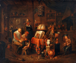 A capriccio of medical scenes. Creator: Gerard Thomas.