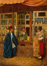 A shop in a bazaar in the Middle East. Creator: Unknown.