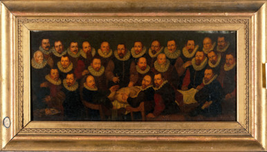 The anatomy of Dr Sebastiaen Egbertsz. 1603 Creator: After Aert Pietersz.
