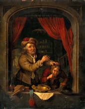 A dental operation. Creator: Dou, Gerard, 1613-1675 (After).