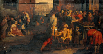 Works of mercy. Creator:  Francken, Frans, 1581-1642 (Associated with).
