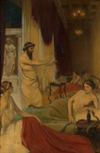 Patients sleeping in the temple of Aesculapius at Epidaurus, c1912. Creator: Ernest Board.