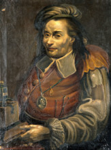 A man in seventeenth century dress. Creator: Unknown.