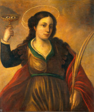 Saint Lucy, c16th century. Creator: Unknown.