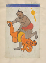 Wrestlers. Creator: Unknown.
