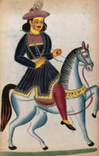 A nobleman on horseback. Creator: Unknown.