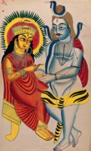 Shiva begging from Annapurna. Creator: Unknown.