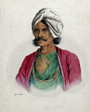 A nobleman (?) of Simla, 1866. Creator: R Clint.