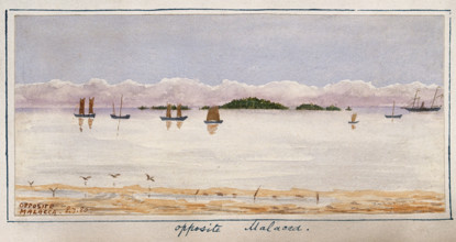 'Opposite Malacca', 1881. Creator: John Edmund Taylor.