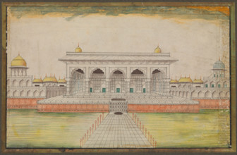 The Kass Mahal, part of the Red Fort at Agra, (between 1820 and 1829?). Creator: Unknown.