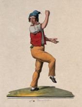 A young man dancing the tarantella. Creator: Unknown.