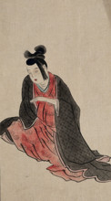 A Japanese woman seated, between 1800 and 1899. Creator: Unknown.