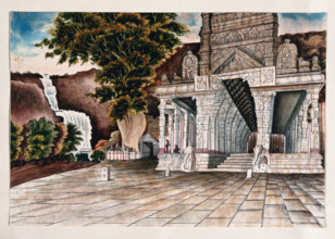 Madurai: Tirumala Naick's Palace, (between 1800 and 1899?). Creator: Unknown.