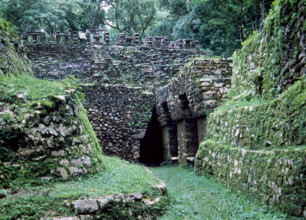 Temple of Labyrinth, Yaxchilan, Mexico, Late Classical Period, (1998). Creator: Unknown.