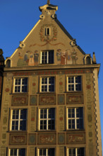 Façade detail of old burgher and merchant houses, Dlugi Targ (Long Market), Gdansk, Poland, 2015. Creator: Unknown.