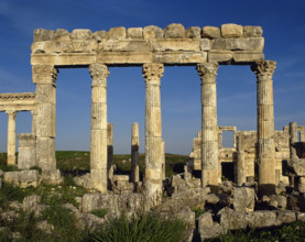 Northern door in the last section of the cardo maximus, Apamea. Syria, 2nd century, (2001). Creator: LTL.