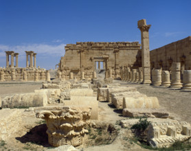 Ruins, Palmyra (Oasis Tadmor), Syria, 2001. Creator: LTL.