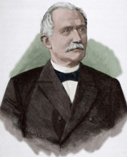 Albert von Maybach (1822-1904), German lawyer, politician and railway manager, 1885.  Creator: Unknown.