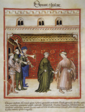 Music and dance, 14th century.  Creator: Unknown.
