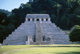 Temple of the Inscriptions, Palenque, Mexico, Mayan, 7th-8th centuries, 1998.  Creator: Unknown.