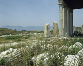 Portico of the northern agora, Miletus, Anatolia, Turkey, 300-133 BC (1999). Creator: Unknown.