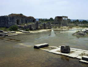 Ruins of northern agora near Holy Road, Miletus, Anatolia, Turkey, 1999. Creator: Unknown.