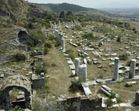 The Upper Gymnasium, Pergamon, Anatolia, Turkey, 1999. Creator: Unknown.