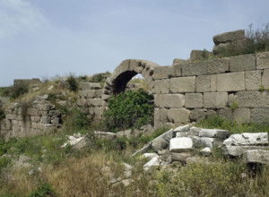 Walls, Acropolis area, Pergamon, Aeolis, Anatolia, Turkey, 1999. Creator: Unknown.
