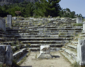 Bouleuterion (senate house), Priene, Agora, Ionia, Anatolia, Turkey, 2nd century (1999). Creator: Unknown.
