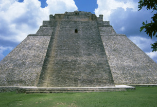 Pyramid of the Magician, Uxmal city, Yucatan, Mexico, Mayan, Classical period, 1998. Creator: Unknown.