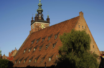 The Great Mill, built by the Teutonic Knights in 1350, Old Town, Gdansk, Poland, 2015. Creator: Unknown.