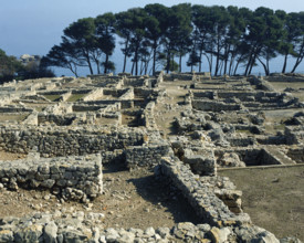 Greek Neapolis, Ampurias, Catalonia, Spain, 1999. Creator: LTL.