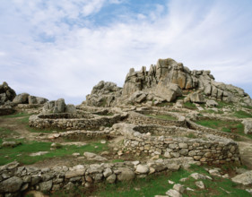 Castro de Barona, Galicia, Spain, Celtic Period, (1998). Creator: LTL.