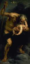 Saturn devouring a son, 1636-1638.  Creator: Peter Paul Rubens.